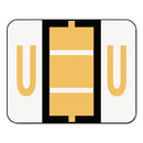 Smead® wholesale. A-z Color-coded End Tab Filing Labels, U, 1 X 1.25, White, 500-roll. HSD Wholesale: Janitorial Supplies, Breakroom Supplies, Office Supplies.