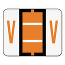 Smead® wholesale. A-z Color-coded End Tab Filing Labels, V, 1 X 1.25, White, 500-roll. HSD Wholesale: Janitorial Supplies, Breakroom Supplies, Office Supplies.