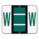 Smead® wholesale. A-z Color-coded End Tab Filing Labels, W, 1 X 1.25, White, 500-roll. HSD Wholesale: Janitorial Supplies, Breakroom Supplies, Office Supplies.