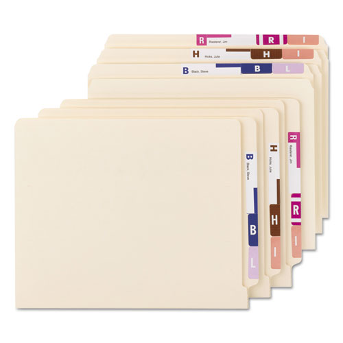 Smead® wholesale. Alphaz Color-coded Labels Starter Set, A-z, 1 X 1.63, Assorted, 10-sheet, 220 Sheets-box. HSD Wholesale: Janitorial Supplies, Breakroom Supplies, Office Supplies.