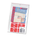 Smead® wholesale. Alphaz Color-coded Second Letter Alphabetical Labels, A, 1 X 1.63, Red, 10-sheet, 10 Sheets-pack. HSD Wholesale: Janitorial Supplies, Breakroom Supplies, Office Supplies.
