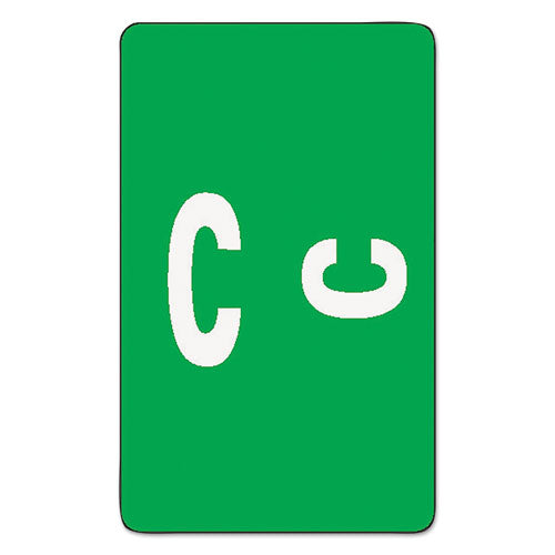Smead® wholesale. Alphaz Color-coded Second Letter Alphabetical Labels, C, 1 X 1.63, Dark Green, 10-sheet, 10 Sheets-pack. HSD Wholesale: Janitorial Supplies, Breakroom Supplies, Office Supplies.