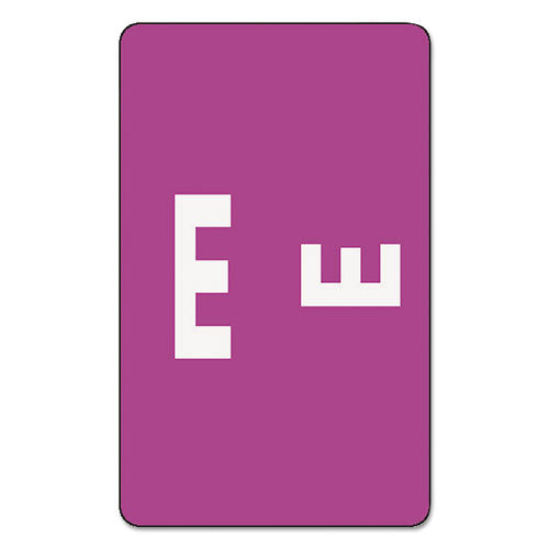 Smead® wholesale. Alphaz Color-coded Second Letter Alphabetical Labels, E, 1 X 1.63, Purple, 10-sheet, 10 Sheets-pack. HSD Wholesale: Janitorial Supplies, Breakroom Supplies, Office Supplies.