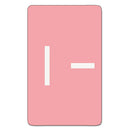 Smead® wholesale. Alphaz Color-coded Second Letter Alphabetical Labels, I, 1 X 1.63, Pink, 10-sheet, 10 Sheets-pack. HSD Wholesale: Janitorial Supplies, Breakroom Supplies, Office Supplies.