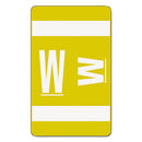 Smead® wholesale. Alphaz Color-coded Second Letter Alphabetical Labels, W, 1 X 1.63, Yellow, 10-sheet, 10 Sheets-pack. HSD Wholesale: Janitorial Supplies, Breakroom Supplies, Office Supplies.