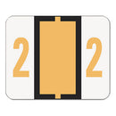 Smead® wholesale. Numerical End Tab File Folder Labels, 2, 1 X 1.25, White, 500-roll. HSD Wholesale: Janitorial Supplies, Breakroom Supplies, Office Supplies.