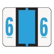 Smead® wholesale. Numerical End Tab File Folder Labels, 6, 1 X 1.25, White, 500-roll. HSD Wholesale: Janitorial Supplies, Breakroom Supplies, Office Supplies.