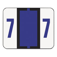 Smead® wholesale. Numerical End Tab File Folder Labels, 7, 1 X 1.25, White, 500-roll. HSD Wholesale: Janitorial Supplies, Breakroom Supplies, Office Supplies.