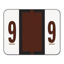 Smead® wholesale. Numerical End Tab File Folder Labels, 9, 1 X 1.25, White, 500-roll. HSD Wholesale: Janitorial Supplies, Breakroom Supplies, Office Supplies.