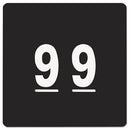 Smead® wholesale. Numerical End Tab File Folder Labels, 9, 1.5 X 1.5, Black, 250-roll. HSD Wholesale: Janitorial Supplies, Breakroom Supplies, Office Supplies.