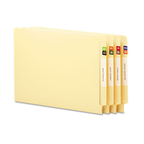Smead® wholesale. Monthly End Tab File Folder Labels, Jan-dec, 0.5 X 1, Assorted, 25-sheet, 120 Sheets-box. HSD Wholesale: Janitorial Supplies, Breakroom Supplies, Office Supplies.