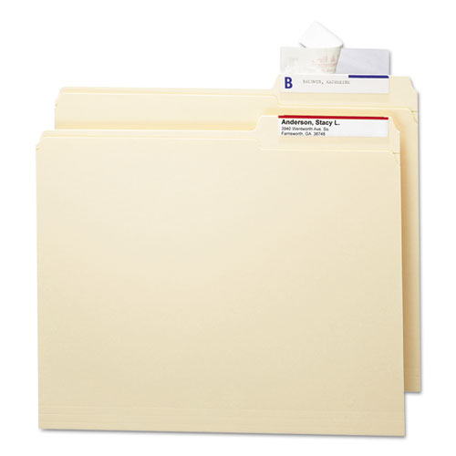 Smead® wholesale. Seal And View File Folder Label Protector, Clear Laminate, 3-1-2x1-11-16, 100-pack. HSD Wholesale: Janitorial Supplies, Breakroom Supplies, Office Supplies.