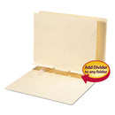 Smead® wholesale. Self-adhesive Folder Dividers For Top-end Tab Folders, Prepunched For Fasteners, Letter Size, Manila, 100-box. HSD Wholesale: Janitorial Supplies, Breakroom Supplies, Office Supplies.