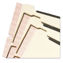 Smead® wholesale. Self-adhesive Folder Dividers For Top-end Tab Folders W- 2-prong Fasteners, Letter Size, Manila, 25-pack. HSD Wholesale: Janitorial Supplies, Breakroom Supplies, Office Supplies.