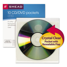 Load image into Gallery viewer, Smead® wholesale. Self-adhesive Cd-diskette Pockets, 10-pack. HSD Wholesale: Janitorial Supplies, Breakroom Supplies, Office Supplies.