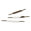 Smead® wholesale. Standard Self-adhesive Fasteners, 1" Capacity, 2.75" Center To Center, Brown, 100-box. HSD Wholesale: Janitorial Supplies, Breakroom Supplies, Office Supplies.