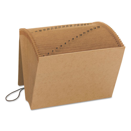 Smead® wholesale. Indexed Expanding Kraft Files, 31 Sections, 1-31-cut Tab, Letter Size, Kraft. HSD Wholesale: Janitorial Supplies, Breakroom Supplies, Office Supplies.