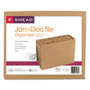 Smead® wholesale. Indexed Expanding Kraft Files, 12 Sections, 1-12-cut Tab, Letter Size, Kraft. HSD Wholesale: Janitorial Supplies, Breakroom Supplies, Office Supplies.