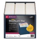 Smead® wholesale. Stadium File, 12 Sections, 1-12-cut Tab, Letter Size, Navy. HSD Wholesale: Janitorial Supplies, Breakroom Supplies, Office Supplies.