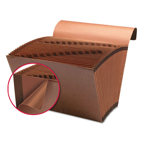 Smead® wholesale. Tuff Expanding Files, 31 Sections, 1-31-cut Tab, Legal Size, Redrope. HSD Wholesale: Janitorial Supplies, Breakroom Supplies, Office Supplies.
