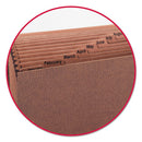 Smead® wholesale. Tuff Expanding Files, 12 Sections, 1-12-cut Tab, Legal Size, Redrope. HSD Wholesale: Janitorial Supplies, Breakroom Supplies, Office Supplies.