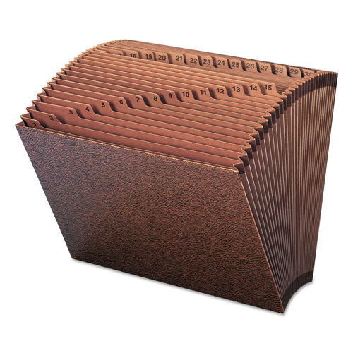 Smead® wholesale. Tuff Expanding Files, 31 Sections, 1-31-cut Tab, Letter Size, Redrope. HSD Wholesale: Janitorial Supplies, Breakroom Supplies, Office Supplies.