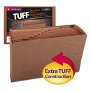 Smead® wholesale. Tuff Expanding Files, 12 Sections, 1-12-cut Tab, Legal Size, Redrope. HSD Wholesale: Janitorial Supplies, Breakroom Supplies, Office Supplies.