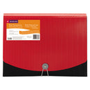 Smead® wholesale. 12-pocket Poly Expanding File, 0.88" Expansion, 12 Sections, 1-6-cut Tab, Letter Size, Black-red. HSD Wholesale: Janitorial Supplies, Breakroom Supplies, Office Supplies.