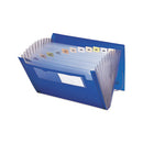 Smead® wholesale. Expanding File With Color Tab Inserts, 12 Sections, Letter Size, Blue. HSD Wholesale: Janitorial Supplies, Breakroom Supplies, Office Supplies.