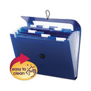 Smead® wholesale. Step Index Organizer, 12 Sections, 1-6-cut Tab, Letter Size, Navy. HSD Wholesale: Janitorial Supplies, Breakroom Supplies, Office Supplies.