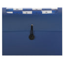 Smead® wholesale. Step Index Organizer, 12 Sections, 1-6-cut Tab, Letter Size, Navy. HSD Wholesale: Janitorial Supplies, Breakroom Supplies, Office Supplies.