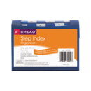 Smead® wholesale. Step Index Organizer, 12 Sections, 1-6-cut Tab, Letter Size, Navy. HSD Wholesale: Janitorial Supplies, Breakroom Supplies, Office Supplies.