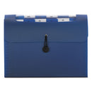 Smead® wholesale. Step Index Organizer, 12 Sections, 1-6-cut Tab, Letter Size, Navy. HSD Wholesale: Janitorial Supplies, Breakroom Supplies, Office Supplies.
