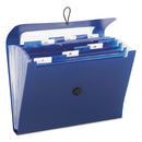 Smead® wholesale. Step Index Organizer, 12 Sections, 1-6-cut Tab, Letter Size, Navy. HSD Wholesale: Janitorial Supplies, Breakroom Supplies, Office Supplies.
