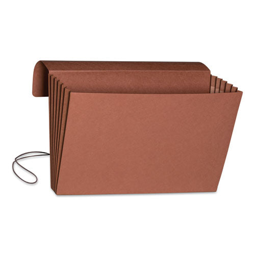 Smead® wholesale. Redrope Expanding Wallet W- Elastic Cord, 5.25" Expansion, 1 Section, Legal Size, Redrope, 10-box. HSD Wholesale: Janitorial Supplies, Breakroom Supplies, Office Supplies.