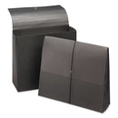 Smead® wholesale. Extra-wide Expanding Wallets W- Elastic Cord, 5.25" Expansion, 1 Section, Letter Size, Black, 10-box. HSD Wholesale: Janitorial Supplies, Breakroom Supplies, Office Supplies.