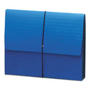 Smead® wholesale. Extra-wide Expanding Wallets W- Elastic Cord, 5.25" Expansion, 1 Section, Letter Size, Navy Blue. HSD Wholesale: Janitorial Supplies, Breakroom Supplies, Office Supplies.