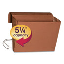 Smead® wholesale. Extra-wide Expanding Wallets W- Elastic Cord, 5.25" Expansion, 1 Section, Letter Size, Redrope. HSD Wholesale: Janitorial Supplies, Breakroom Supplies, Office Supplies.