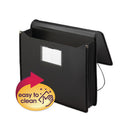 Smead® wholesale. Poly Premium Wallets, 5.25" Expansion, 1 Section, Letter Size, Black. HSD Wholesale: Janitorial Supplies, Breakroom Supplies, Office Supplies.