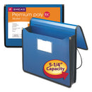Smead® wholesale. Poly Premium Wallets, 5.25" Expansion, 1 Section, Letter Size, Navy Blue. HSD Wholesale: Janitorial Supplies, Breakroom Supplies, Office Supplies.