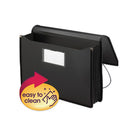 Smead® wholesale. Poly Premium Wallets, 5.25" Expansion, 1 Section, Legal Size, Black. HSD Wholesale: Janitorial Supplies, Breakroom Supplies, Office Supplies.