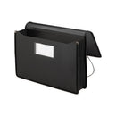 Smead® wholesale. Poly Premium Wallets, 5.25" Expansion, 1 Section, Legal Size, Black. HSD Wholesale: Janitorial Supplies, Breakroom Supplies, Office Supplies.