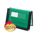 Smead® wholesale. Poly Wallets, 2.25" Expansion, 1 Section, Letter Size, Translucent Green. HSD Wholesale: Janitorial Supplies, Breakroom Supplies, Office Supplies.