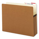 Smead® wholesale. Redrope Drop Front File Pockets, 3.5" Expansion, Letter Size, Redrope, 25-box. HSD Wholesale: Janitorial Supplies, Breakroom Supplies, Office Supplies.