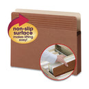 Smead® wholesale. Easy Grip Pockets, 3.5" Expansion, Letter Size, Redrope, 25-box. HSD Wholesale: Janitorial Supplies, Breakroom Supplies, Office Supplies.