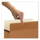 Smead® wholesale. Easy Grip Pockets, 5.25" Expansion, Letter Size, Redrope, 10-box. HSD Wholesale: Janitorial Supplies, Breakroom Supplies, Office Supplies.