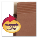 Smead® wholesale. Easy Grip Pockets, 3.5" Expansion, Legal Size, Redrope, 25-box. HSD Wholesale: Janitorial Supplies, Breakroom Supplies, Office Supplies.