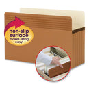 Smead® wholesale. Easy Grip Pockets, 5.25" Expansion, Legal Size, Redrope, 10-box. HSD Wholesale: Janitorial Supplies, Breakroom Supplies, Office Supplies.