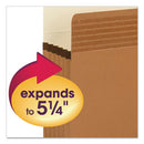 Smead® wholesale. Easy Grip Pockets, 5.25" Expansion, Legal Size, Redrope, 10-box. HSD Wholesale: Janitorial Supplies, Breakroom Supplies, Office Supplies.