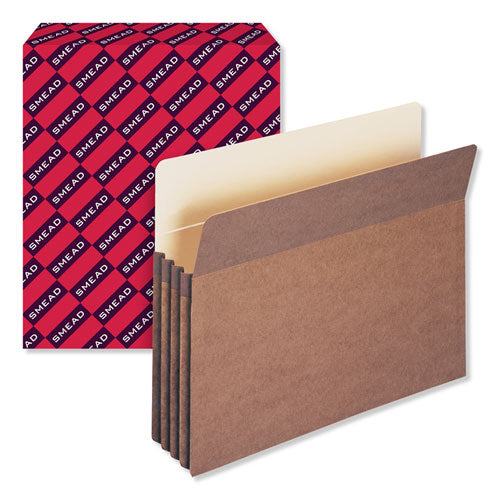 Smead® wholesale. Redrope Drop Front File Pockets, 3.5" Expansion, Letter Size, Redrope, 25-box. HSD Wholesale: Janitorial Supplies, Breakroom Supplies, Office Supplies.